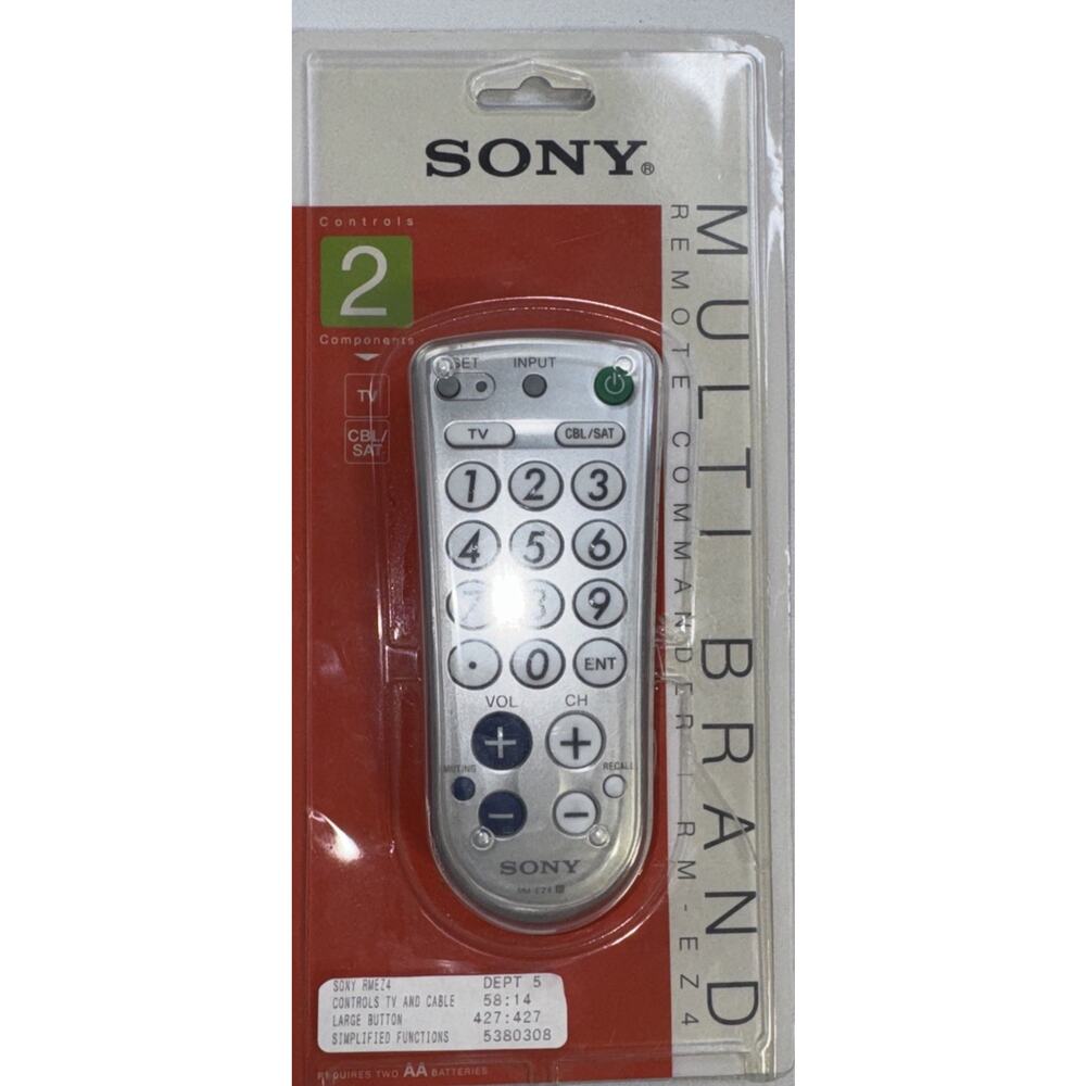 Sony‎ Remote Commander RM-EZ4 2 Component Multi Brand Remote Control  Bran New